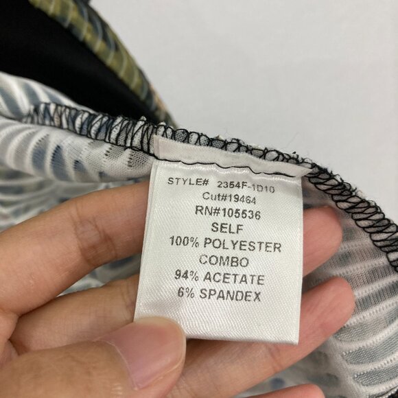 Slinky Brand size 1X Multi Color Animal Print Slinky Knit Stretch Jacket - Picture 7 of 10